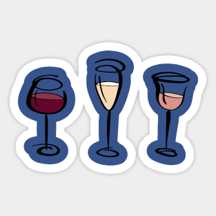 glass of wine 2 Sticker